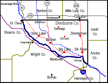 map of county
